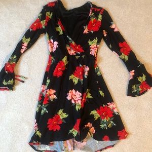 TopShop Wrap Floral Dress